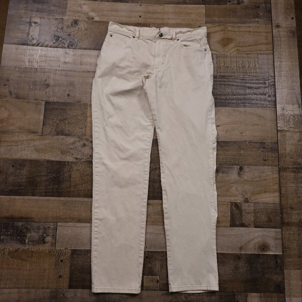 Johnnie-O Chino Pants Men’s 33x34 Khaki Beige Classic Golf Prep